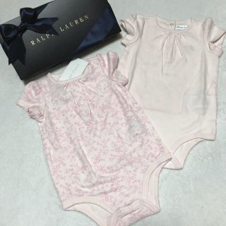 ラルフローレン(Ralph Lauren)の定価8,532円♡新品✨BABY GIRL ボディスーツ 2枚セット 9M/75(ロンパース)