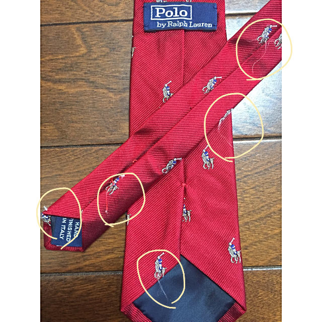 POLO RALPH LAUREN(ポロラルフローレン)のラルフローレン ネクタイ 子供用 発表会 入学式 赤 キッズ/ベビー/マタニティのこども用ファッション小物(その他)の商品写真