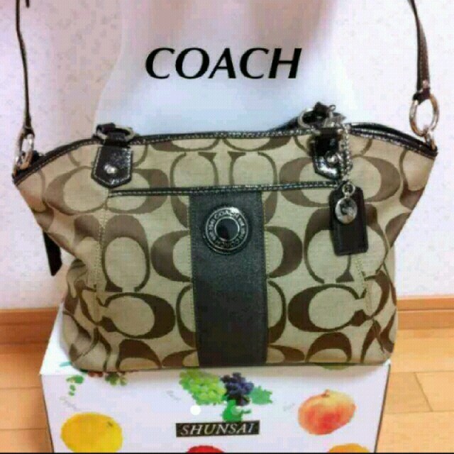 COACH(コーチ)の大きめ肩掛けバッグ♡コーチ レディースのバッグ(ショルダーバッグ)の商品写真