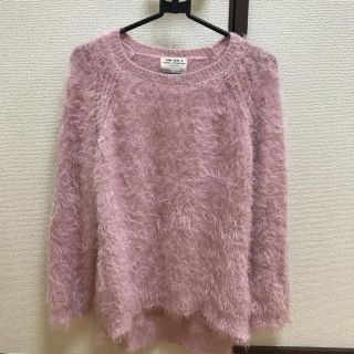 ザラキッズ(ZARA KIDS)のZARA ふわふわピンクニット  最終値下げ！(ニット/セーター)