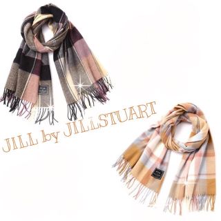 ジルバイジルスチュアート(JILL by JILLSTUART)の新品未使用＊チェックストール＊ジルバイジルスチュアート(ストール/パシュミナ)