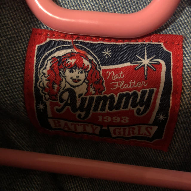 Aymmy in the batty girls(エイミーインザバッティーガール)のAymmy ライダースジャケット デニム エイミー レディースのジャケット/アウター(ライダースジャケット)の商品写真