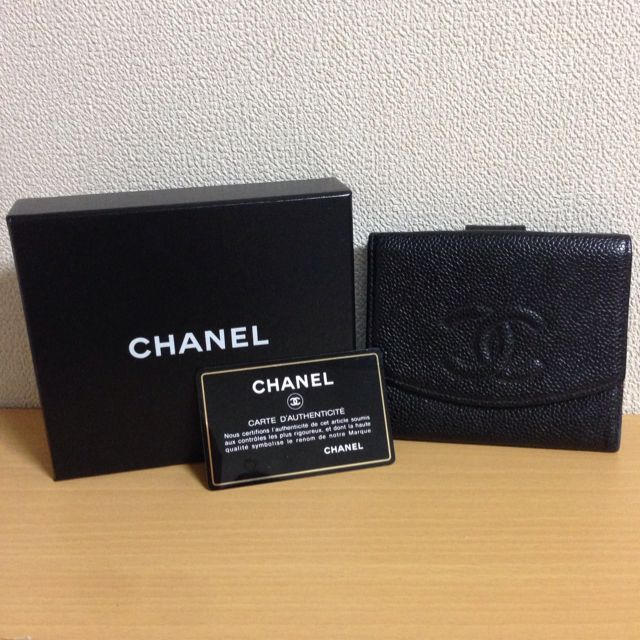 CHANEL♥️キャビアスキン財布