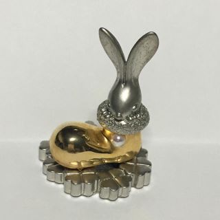 ミキモト(MIKIMOTO)の【MIKIMOTO】ウサギの置物(箱なし)(置物)