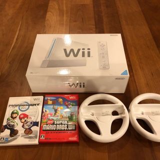 ウィー(Wii)のニンテンドーWii 本体 人気ソフトセット(家庭用ゲーム機本体)