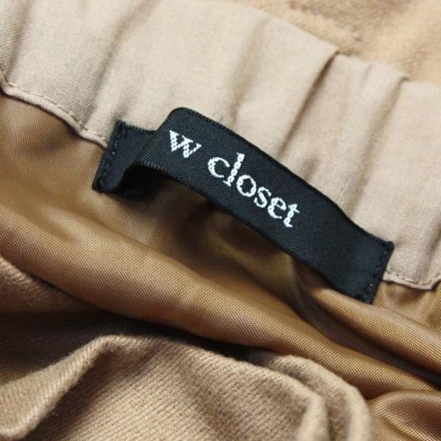 w closet(ダブルクローゼット)のw closet リボンアシメ巻きスカート レディースのスカート(ひざ丈スカート)の商品写真