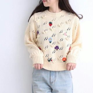 ドットアンドストライプスチャイルドウーマン(Dot&Stripes CHILDWOMAN)のdot and stripes ニット(ニット/セーター)