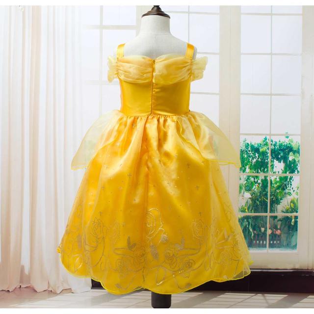 100 ディズニー 美女と野獣 ベル 風 子供 黄色 フォーマル ドレス 衣装の通販 By まゆまろ S Shop ラクマ