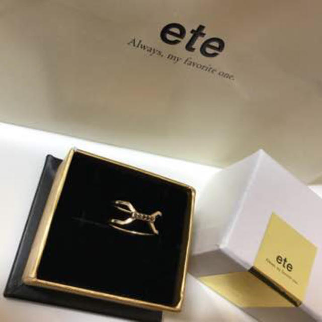 ete(エテ)のお値下げしました！ete   ピンキーリング レディースのアクセサリー(リング(指輪))の商品写真