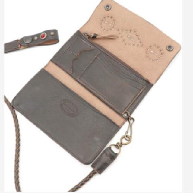 RRL ダブルアールエル GARRETT スタッズウォレット 長財布+チェーン