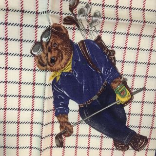 ラルフローレン(Ralph Lauren)のLala様専用 未使用ラルフローレンコットンハンカチ くまちゃん(ハンカチ)