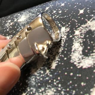 暖色系 アーマーリング ヴィンテージ M プレート無し 925 イタリー