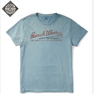 ダブルアールエル(RRL)の新品*RRL*コットン ジャージー　グラフィック　 Tシャツ*M(Tシャツ/カットソー(半袖/袖なし))