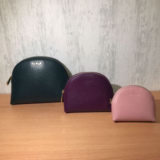 フルラ(Furla)の超美品 FURLA 三連 コスメ ポーチ(ボディバッグ/ウエストポーチ)