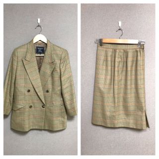 バーバリー(BURBERRY)の超美品 バーバリー Burberry チェック セットアップ(スーツ)