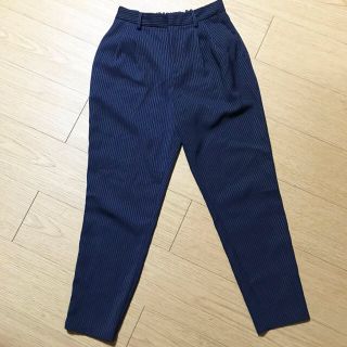 【芽吹さま専用】ストライプパンツ ワンダーハニーリップ(クロップドパンツ)