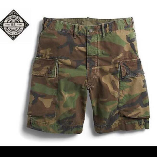 RRL - 新品*RRL*キャモ コットン カーゴ ショートパンツ *30 RRL - 新品*RRL*キャモ コットン カーゴ ショートパンツ *30