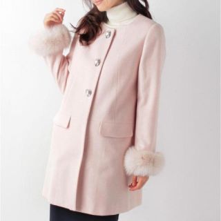 レッセパッセ(LAISSE PASSE)の【ららるる♡様専用】レッセパッセ♡ピンクコート♡(ロングコート)