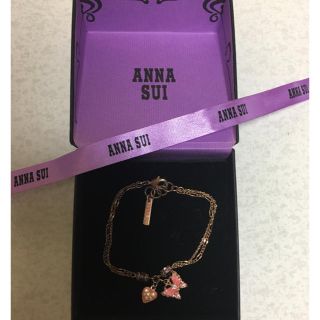 アナスイ(ANNA SUI)のANNA    SUI  バタフライ❤️モチーフ ブレスレット(ブレスレット/バングル)