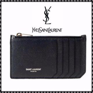 サンローラン(Saint Laurent)のSaint Laurent メンズ カードウォレット BLACK(コインケース/小銭入れ)