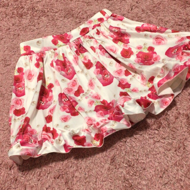 MA＊RS(マーズ)のプリメロ♡香水Rose柄スカート レディースのスカート(ミニスカート)の商品写真