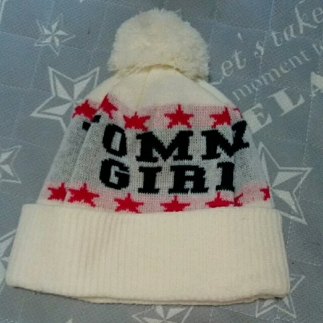 tommy girl(トミーガール)のトミーガール☆ニット帽  新品 レディースの帽子(ニット帽/ビーニー)の商品写真