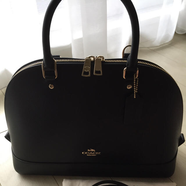 COACH - coach コーチ 2way ハンドバッグ 黒 ブラック 美品の通販 by mia｜コーチならラクマ