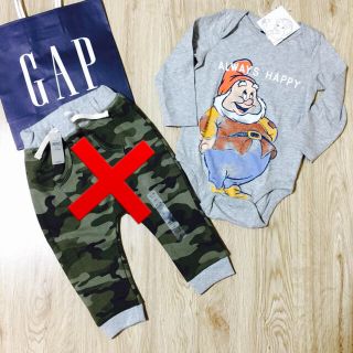 ベビーギャップ(babyGAP)のpooh様専用ベビーギャップ☆ロンパース、80センチのみ(ロンパース)