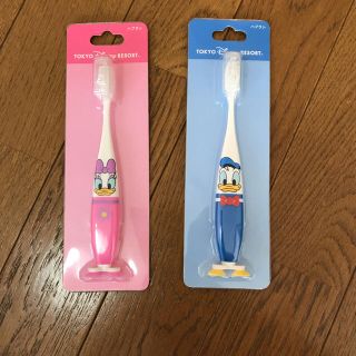 ディズニー(Disney)の未使用 ドナルド デイジー 歯ブラシ(歯ブラシ/歯みがき用品)