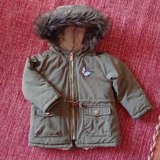 ザラキッズ(ZARA KIDS)のZARA baby girl ファー裏地つきアウター 86cm(ジャケット/コート)