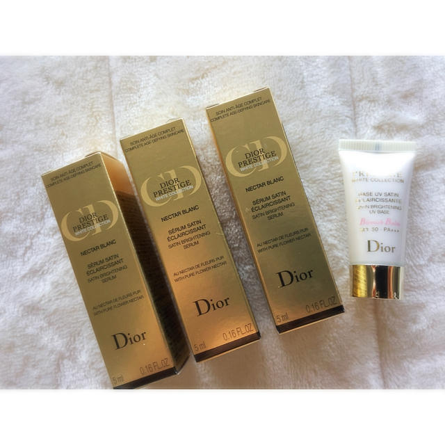 Dior(ディオール)の未使用♬*ﾟdiorプレステージ美白美容液＆uvベース★ コスメ/美容のキット/セット(サンプル/トライアルキット)の商品写真