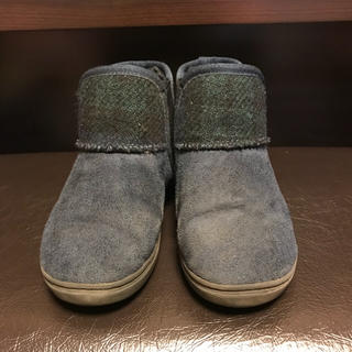 ハリスツイード(Harris Tweed)のBREEZE & Harris Tweed コラボ☆ ボアブーツ 19センチ(ブーツ)