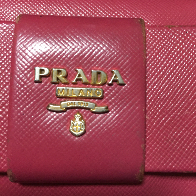 PRADA(プラダ)のプラダ PRADA リボン 長財布 正規品 レディースのファッション小物(財布)の商品写真