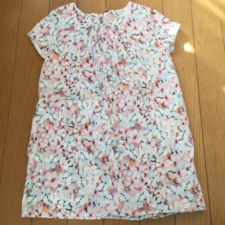 ザラキッズ(ZARA KIDS)のzaragirls 花柄ワンピース(ワンピース)