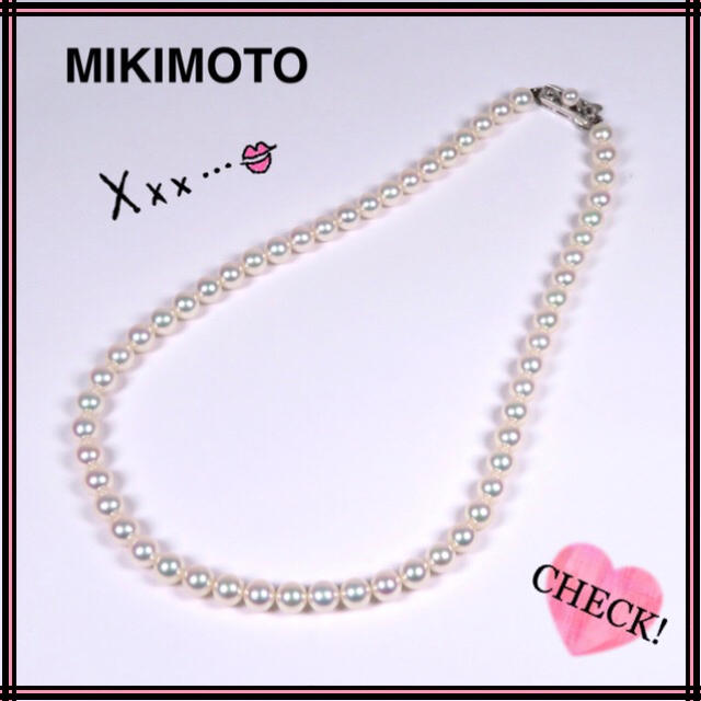 MIKIMOTO(ミキモト)のRose様専用♡MIKIMOTO ミキモト K14WG金具パールネックレス レディースのアクセサリー(ネックレス)の商品写真