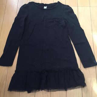 ザラキッズ(ZARA KIDS)のzarakids チュール付きワンピース(ワンピース)