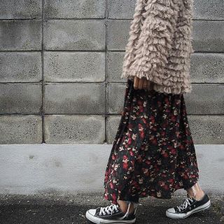 マウジー(moussy)の最終値下げ MOUSSY  HL FLORAL PRINT 花柄 ワンピース(ロングワンピース/マキシワンピース)