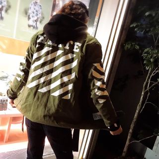 オフホワイト(OFF-WHITE)の遂に新登場！送料無料 off white オフホワイト ジャケット パーカー(パーカー)