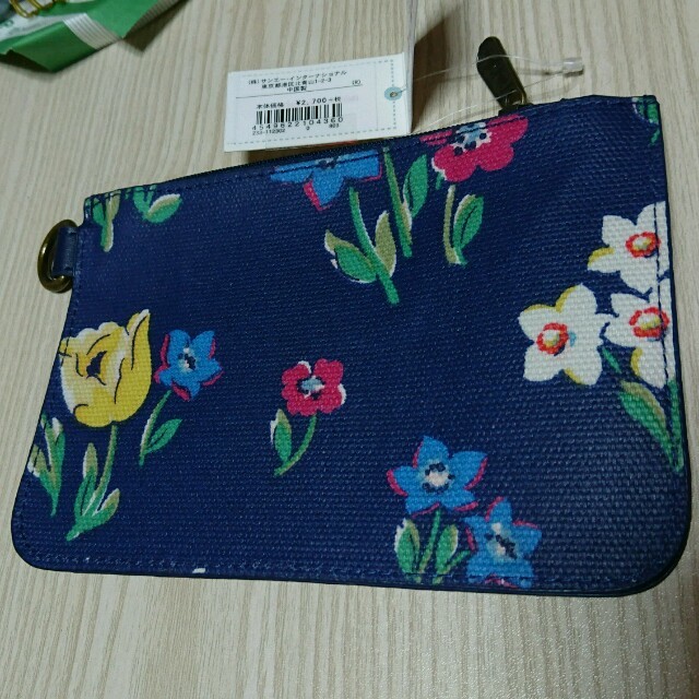 Cath Kidston(キャスキッドソン)のキャス キッドソン ポーチ Mid Fused パース Bunch Indigo レディースのファッション小物(コインケース)の商品写真