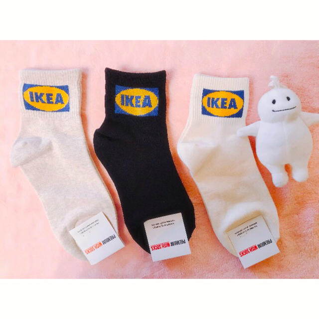 韓国 Ikea 靴下セット ﾟモカ ブラック クリームホワイト 新品の通販 By Pomju S Shop ラクマ