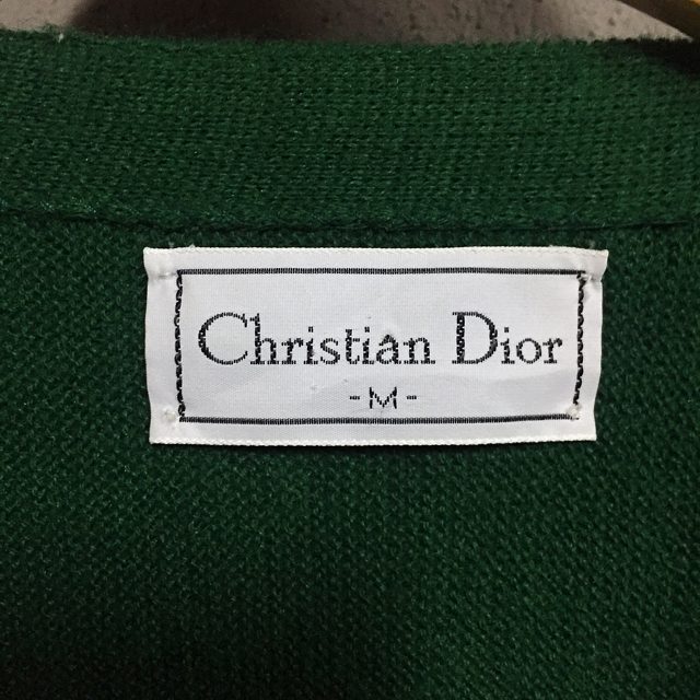 Christian Dior(クリスチャンディオール)のChristian Dior  カーディガン グリーン レディースのトップス(カーディガン)の商品写真
