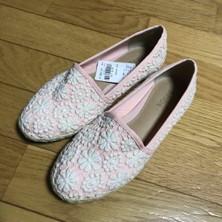 ランダ(RANDA)の【引越しの為5月末まで】新品未使用 RANDA レース エスパドリーユ(スリッポン/モカシン)