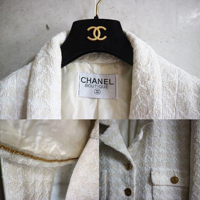 CHANEL(シャネル)の◆引っ越しのため値下げ◆CHANEL シャネル ツィードスーツ 36 千鳥 レディースのジャケット/アウター(テーラードジャケット)の商品写真