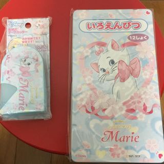 ディズニー(Disney)の値下げしました【新品･未開封】色鉛筆＆テープセット(マリーちゃん)(色鉛筆)