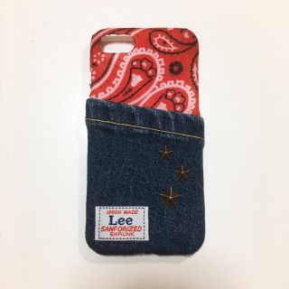 リー(Lee)の新品 iPhoneケース lee ハンドメイド  デニムケース デニム (iPhoneケース)