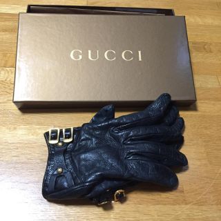 グッチ(Gucci)のgucci レザーグローブ(手袋)