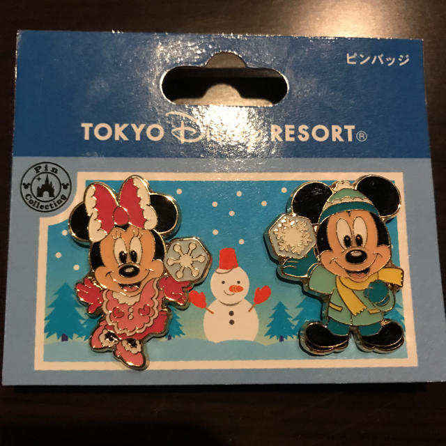 Disney(ディズニー)のミッキーミニーバッチ エンタメ/ホビーのアニメグッズ(バッジ/ピンバッジ)の商品写真