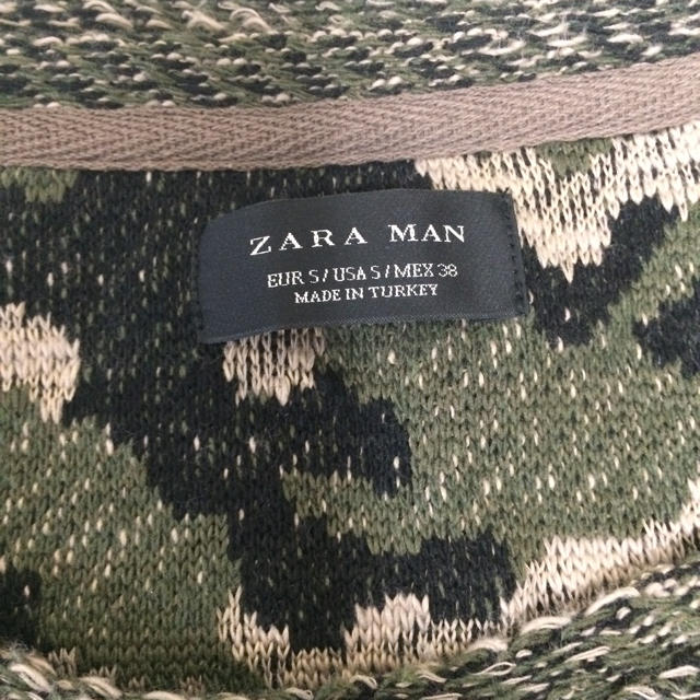 ZARA(ザラ)のカムフラージュニット メンズのトップス(ニット/セーター)の商品写真