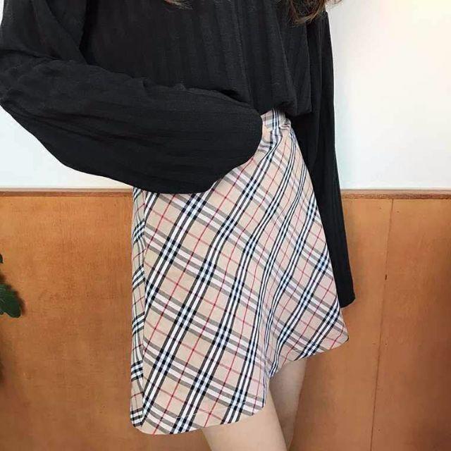 チェック柄スカート 送料込み レディースのスカート(ミニスカート)の商品写真