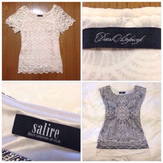 サリア(salire)のあちゃ:)様専用(カットソー(半袖/袖なし))